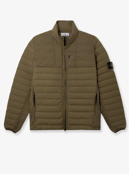 Stone Island Seamless Nylon Down Jacket Military Green