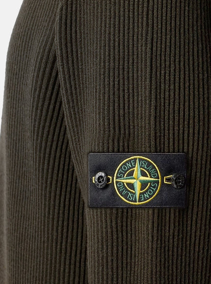 Stone Island Virgin Wool Cardigan