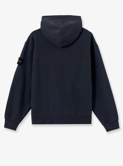 Stone Island Oversize Biologic Cotton Sweatshirt With Zip