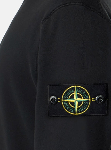 Stone Island Cotton Sweatshirt With Side Logo Patch