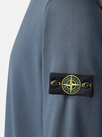 Stone Island Cotton Sweatshirt With Side Logo Patch