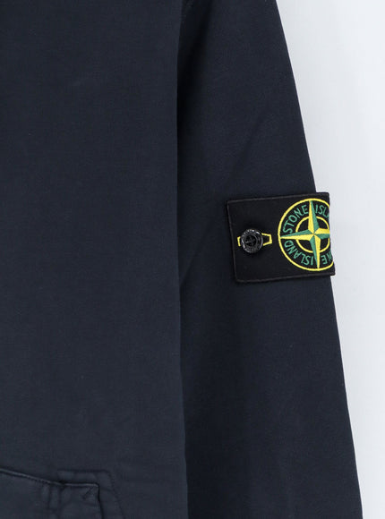 Stone Island Cotton Sweatshirt With Side Logo Patch