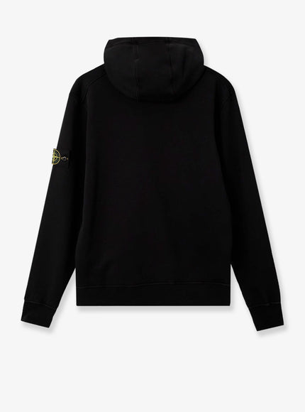 Stone Island Cotton Sweatshirt With Side Logo Patch