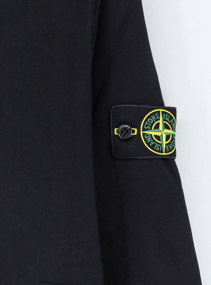 Stone Island Cotton Sweatshirt With Side Logo Patch