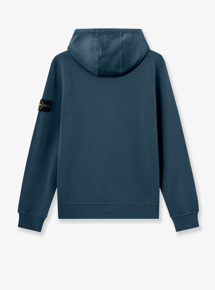 Stone Island Cotton Sweatshirt With Side Logo Patch