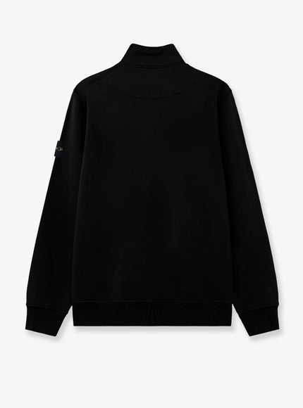 Stone Island Cotton Sweatshirt With Side Logo Patch