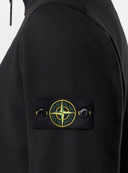 Stone Island Cotton Sweatshirt With Side Logo Patch