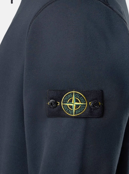 Stone Island Cotton Sweatshirt With Side Logo Patch