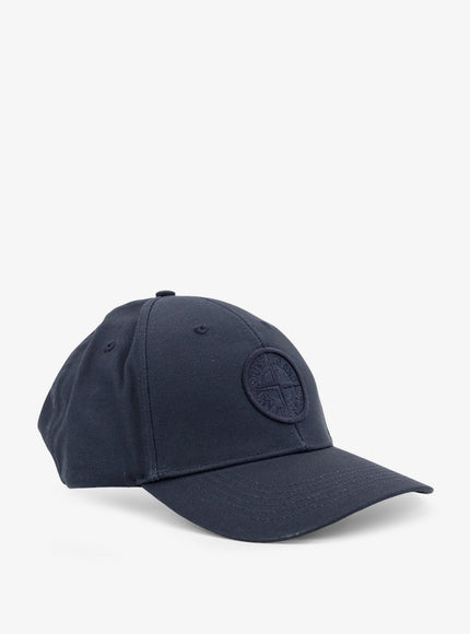 Stone Island Cotton Hat With Logo On The Front