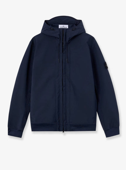 Stone Island Technology Wind And Water Resistant Jacket Navy Blue