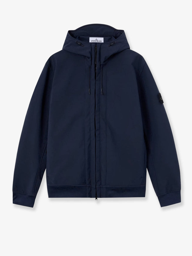 Stone Island Technology Wind And Water Resistant Jacket Navy Blue