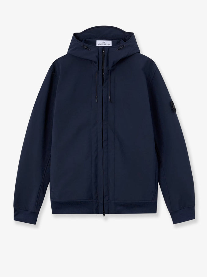 Stone Island Technology Wind And Water Resistant Jacket Navy Blue