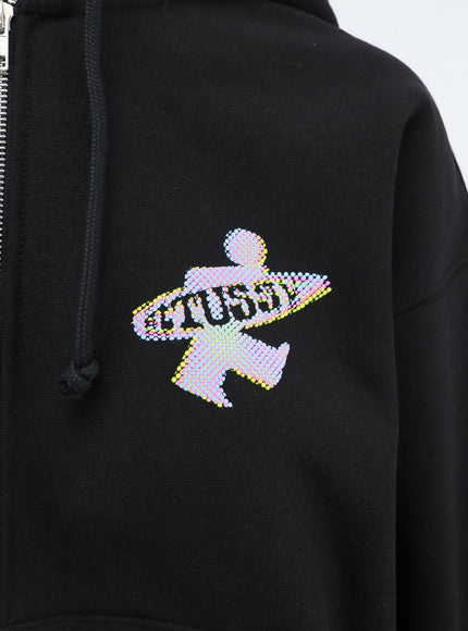 Stussy Cotton Blend Sweatshirt With Maxi Back Print