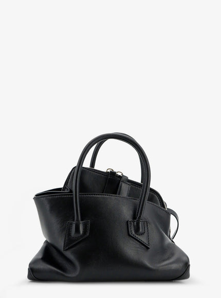 The Attico La Passeggiata Mini Leather Handbag Uni Black
