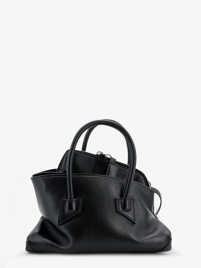 The Attico La Passeggiata Mini Leather Handbag Uni Black