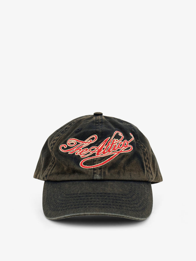 The Attico Cotton Hat Uni Blackwhite
