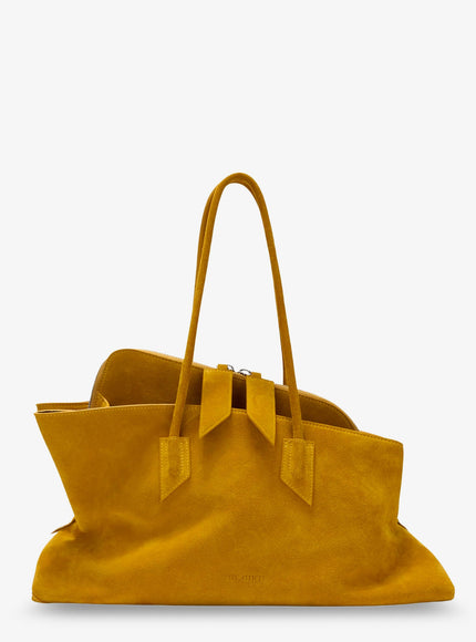 The Attico La Passeggiata Suede Shoulder Bag Uni Sunflower