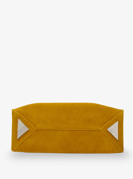 The Attico La Passeggiata Suede Shoulder Bag