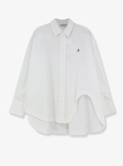 The Attico Cotton Shirt Whitenavy