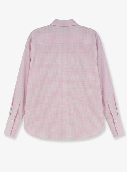The Attico Cotton Shirt With Front Embroidered Logo