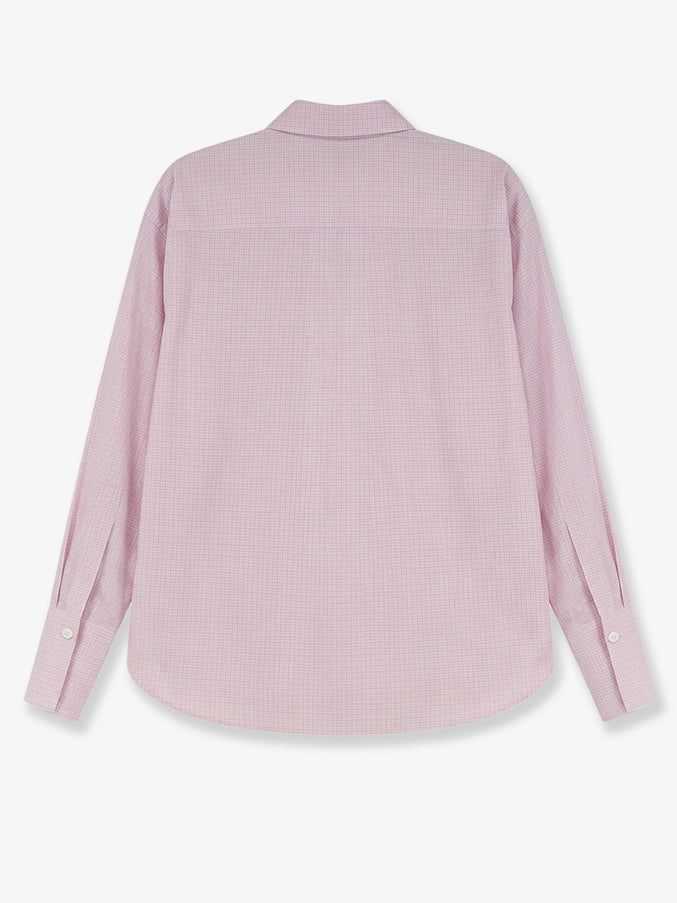 The Attico Cotton Shirt With Front Embroidered Logo
