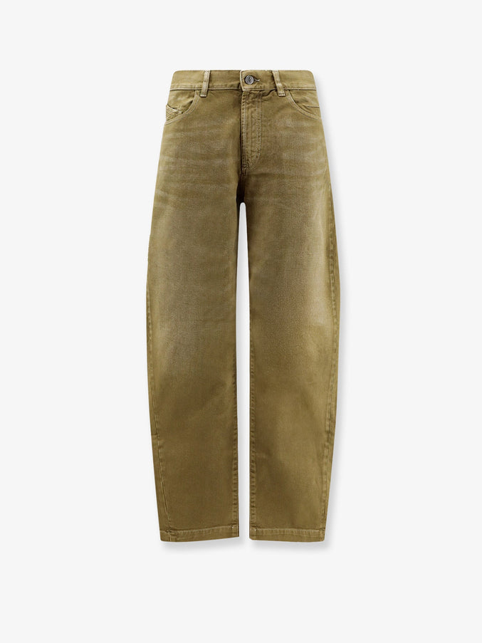 The Attico Faded Effect Denim Grrenbrush