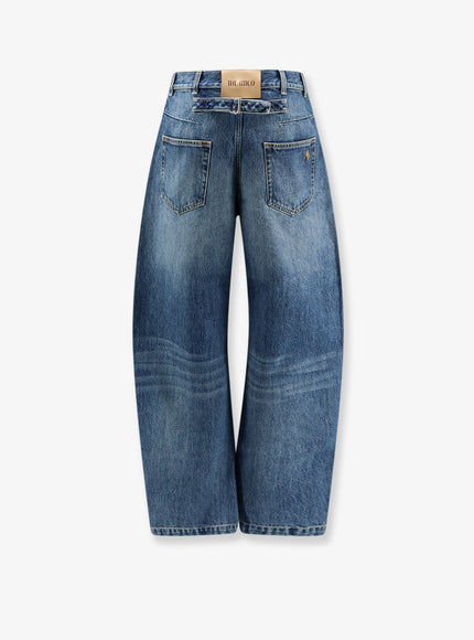 The Attico Faded Effect Denim