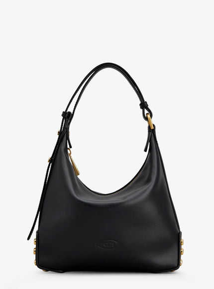 Tod's Mini Bag Metal Dots Leather Shoulder Bag Uni Nero