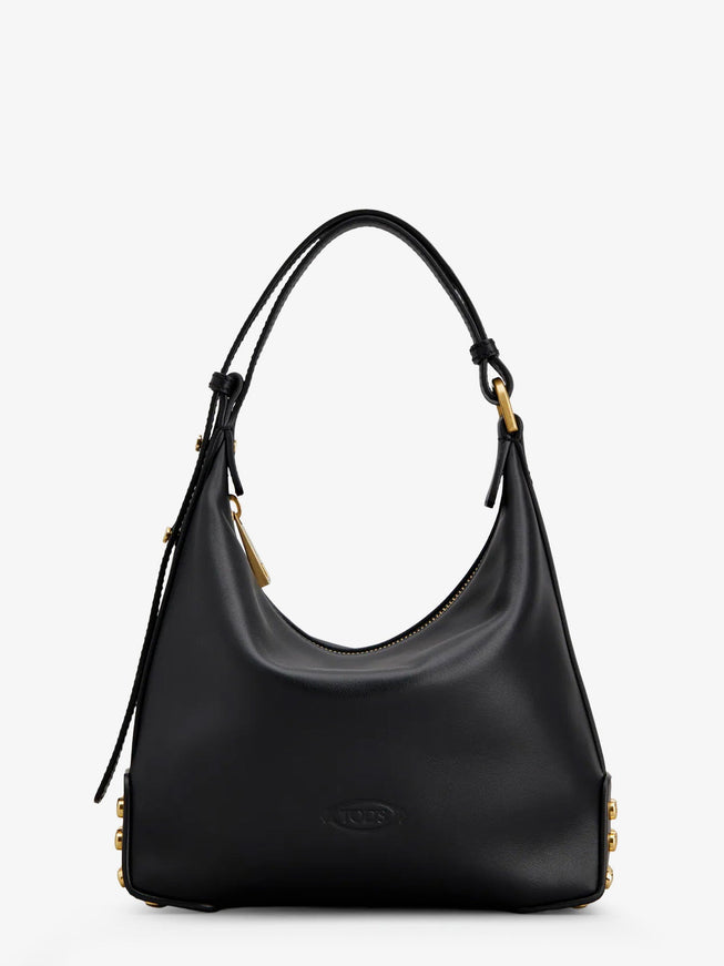 Tod's Mini Bag Metal Dots Leather Shoulder Bag Uni Nero