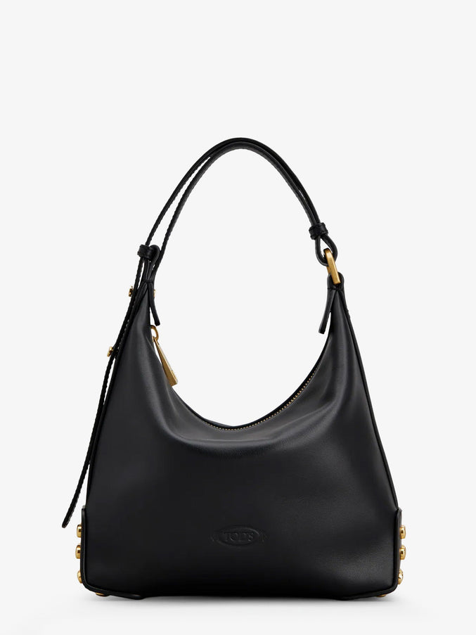 Tod's Mini Bag Metal Dots Leather Shoulder Bag Uni Nero