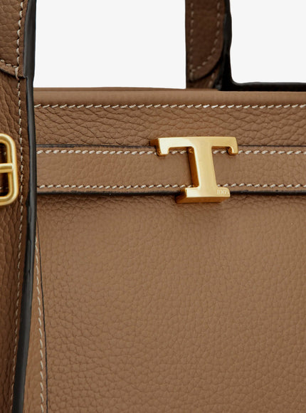 Tod's T Signature Leather Tote Bag