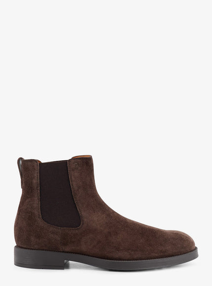 Tod's Suede Chelsea Boots Marrone