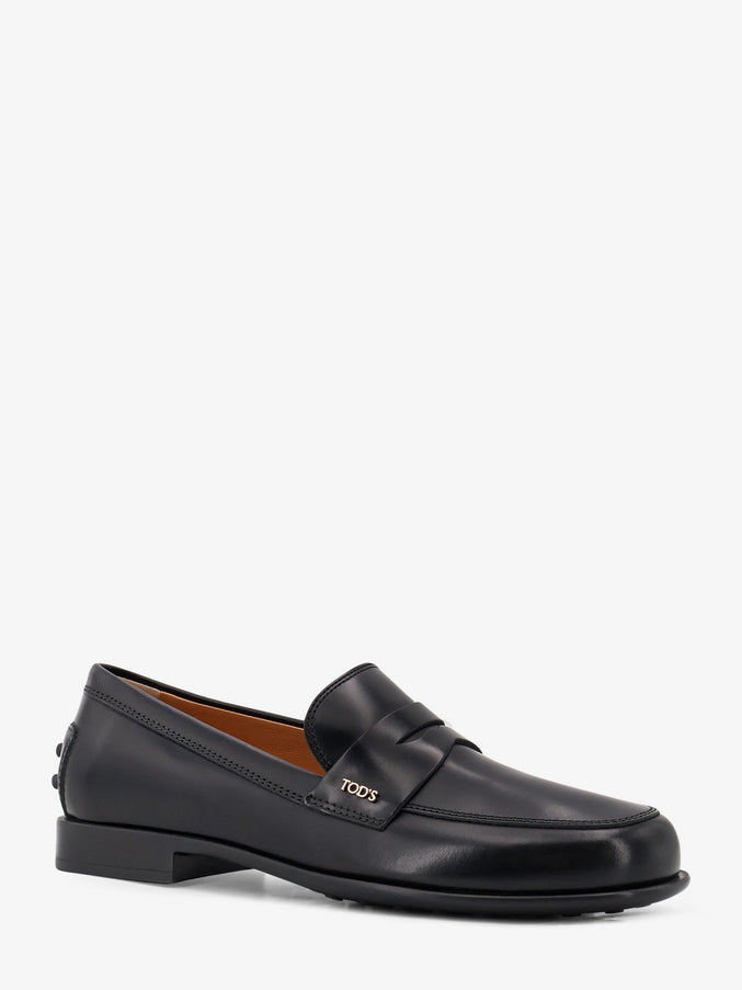 Leather Loafers With Gommini Detail On The Back
