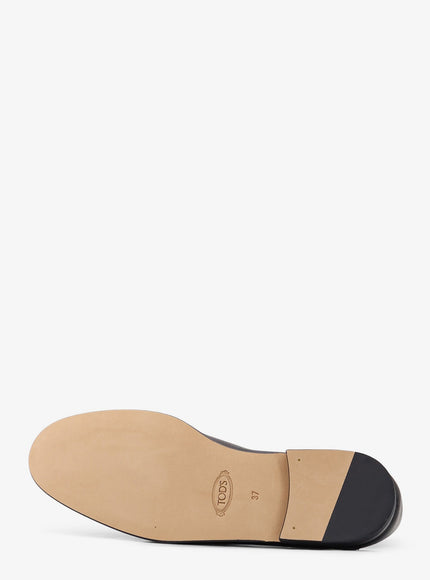 Tod's Leather Loafers in Black