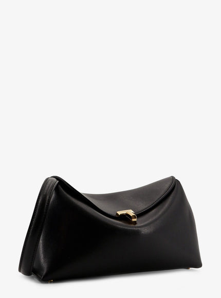 Toteme T-Lock Leather Clutch