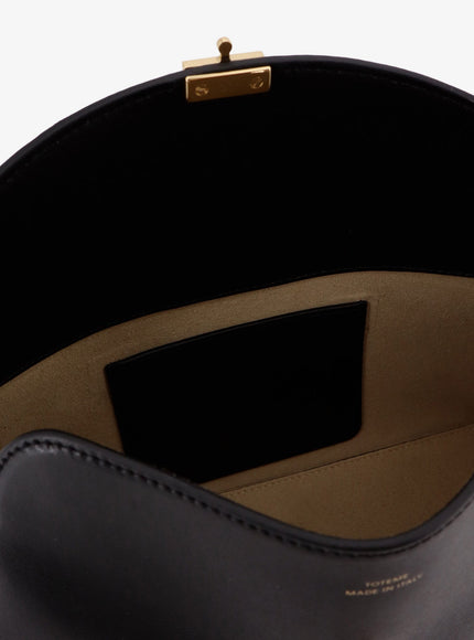 Toteme T-Lock Leather Clutch