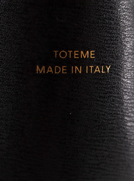 Toteme T-Lock Leather Clutch