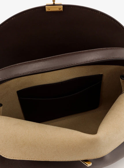 Toteme T-Lock Leather Handbag