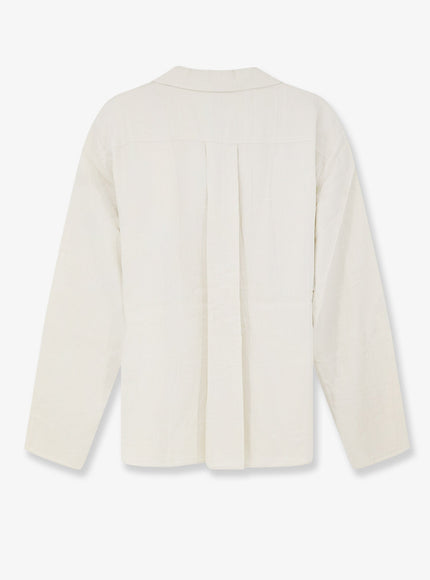 Toteme Monogram Shirt With All-Over Logo Print