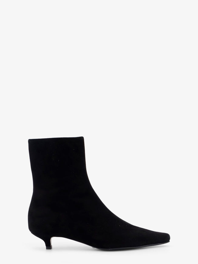 Toteme Slim Suede Boots Black
