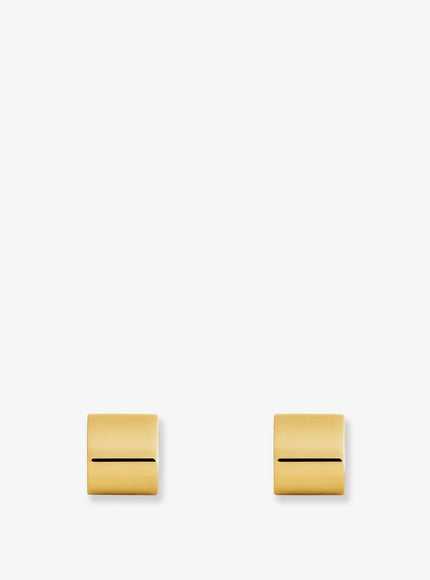 Toteme Brass Huggie Earrings Uni Gold