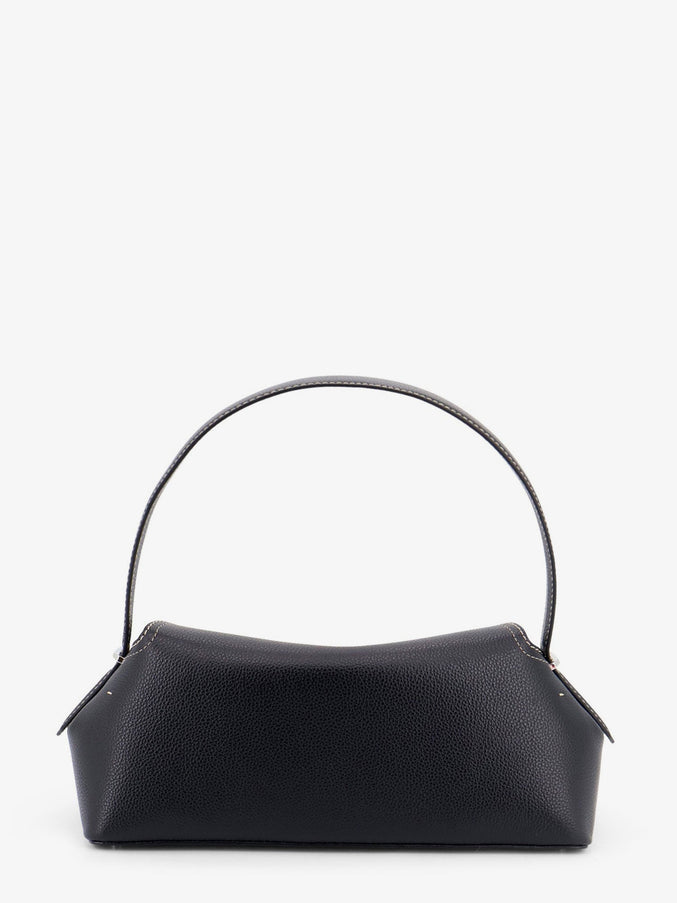 Toteme T-Lock Hammered Leather Shoulder Bag