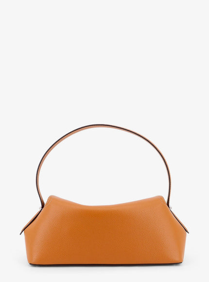 Toteme T-Lock Hammered Leather Shoulder Bag