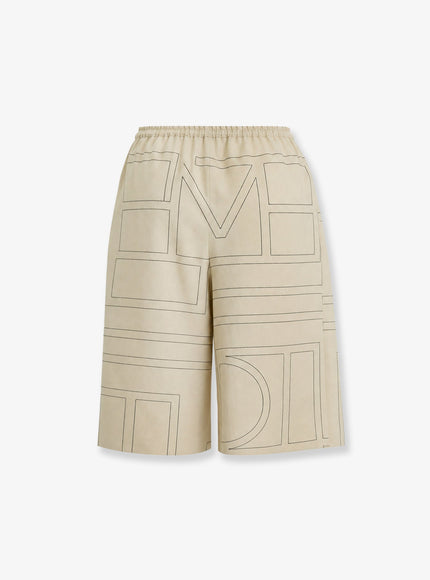 Toteme Organic Silk Bermuda Shorts