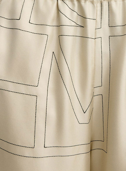 Toteme Organic Silk Bermuda Shorts