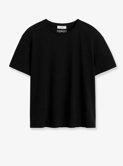 Toteme Organic Cotton T-Shirt Black