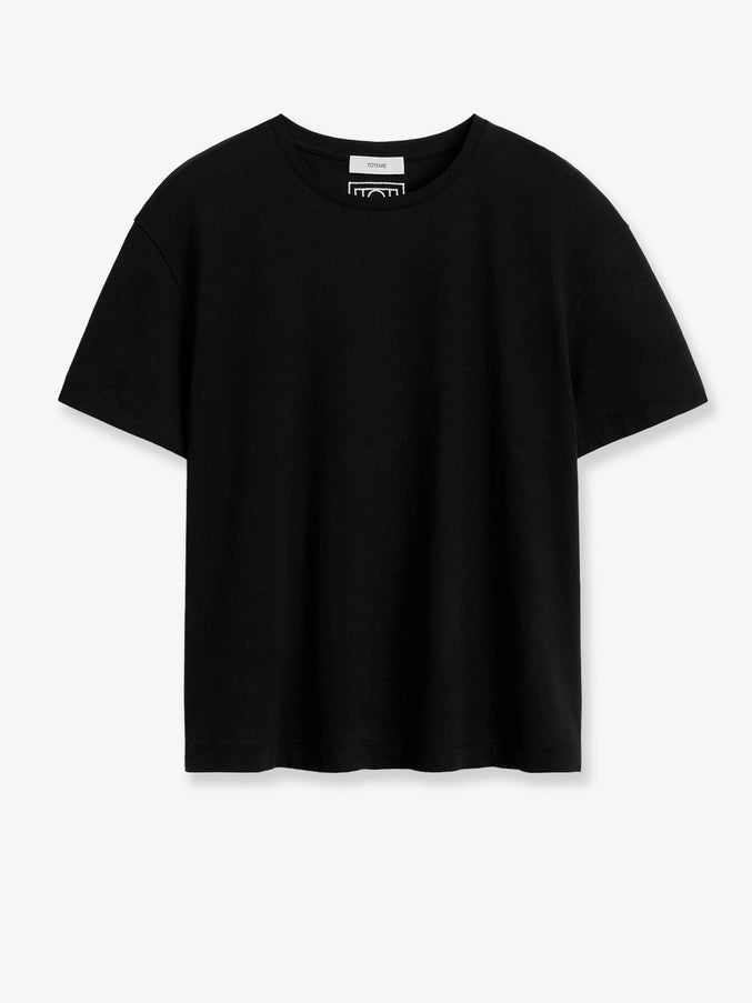 Toteme Organic Cotton T-Shirt Black