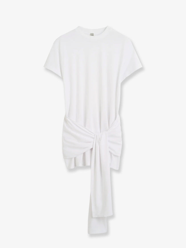 Toteme Lyocell And Cotton Blend T-Shirt White