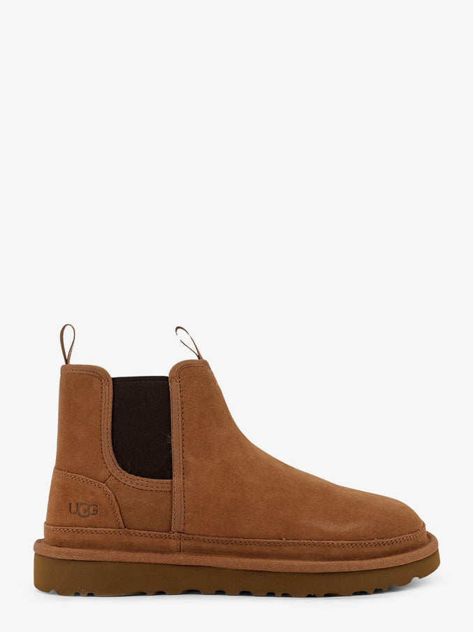 UGG Neumel Chelsea Suede Boots 7 Chestnut