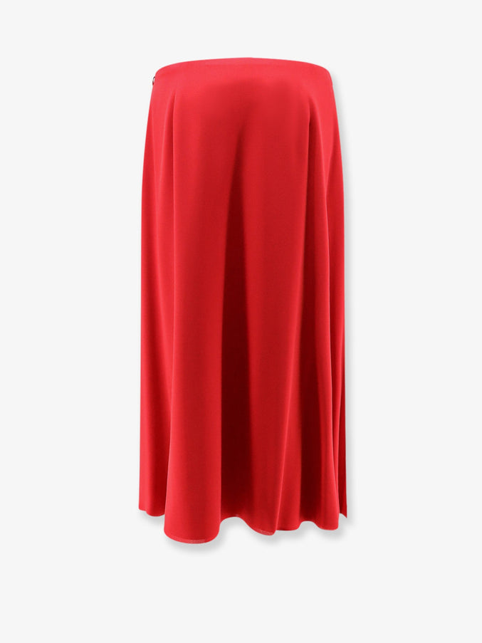 Valentino Midi Silk Skirt
